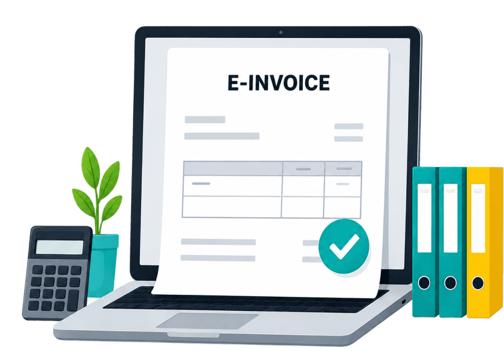 E-Invoice service illustration